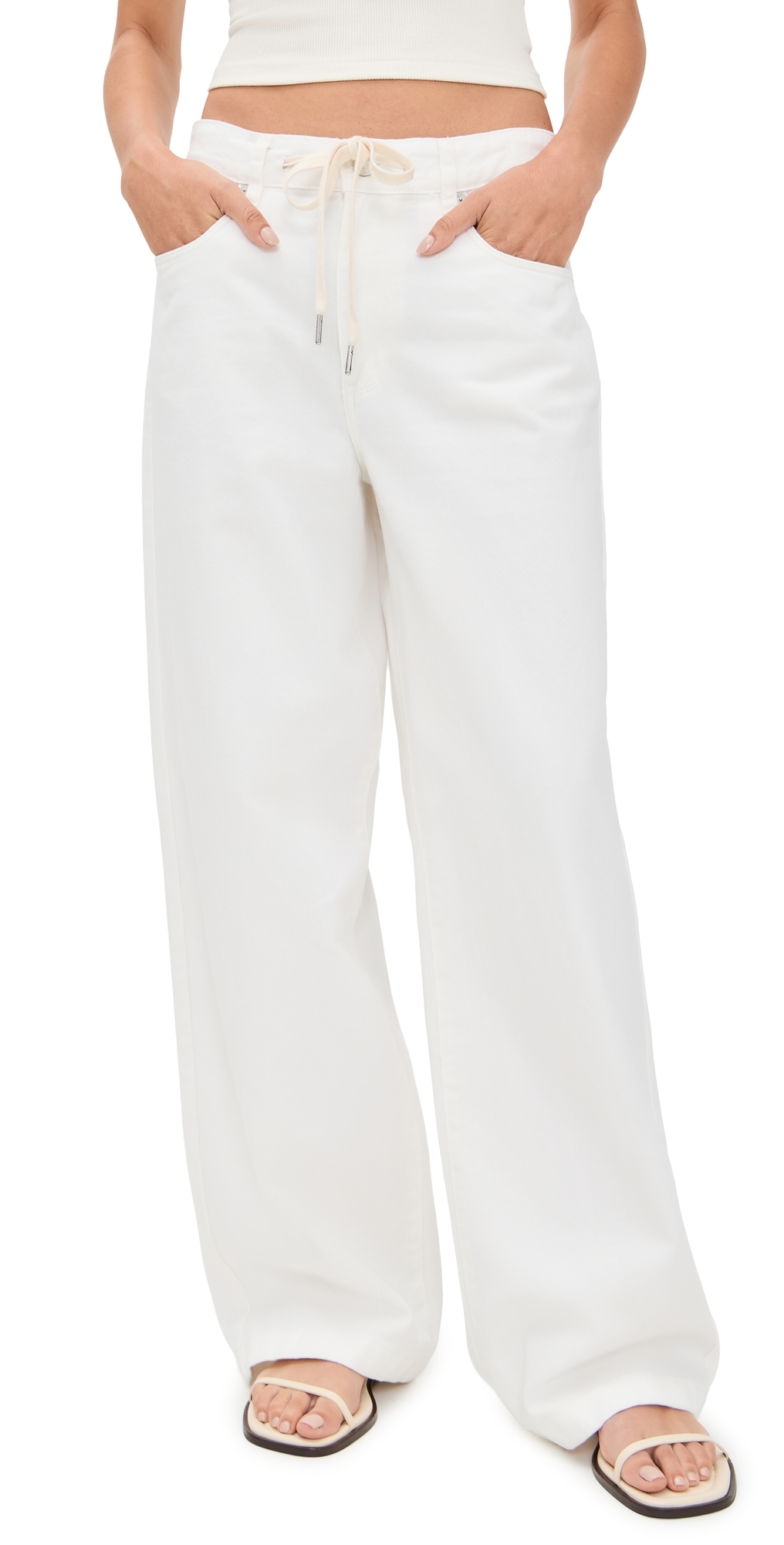Blanknyc Public Life Jeans White In White