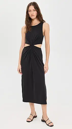 Beyond Yoga Around The World Front Twist Dress
