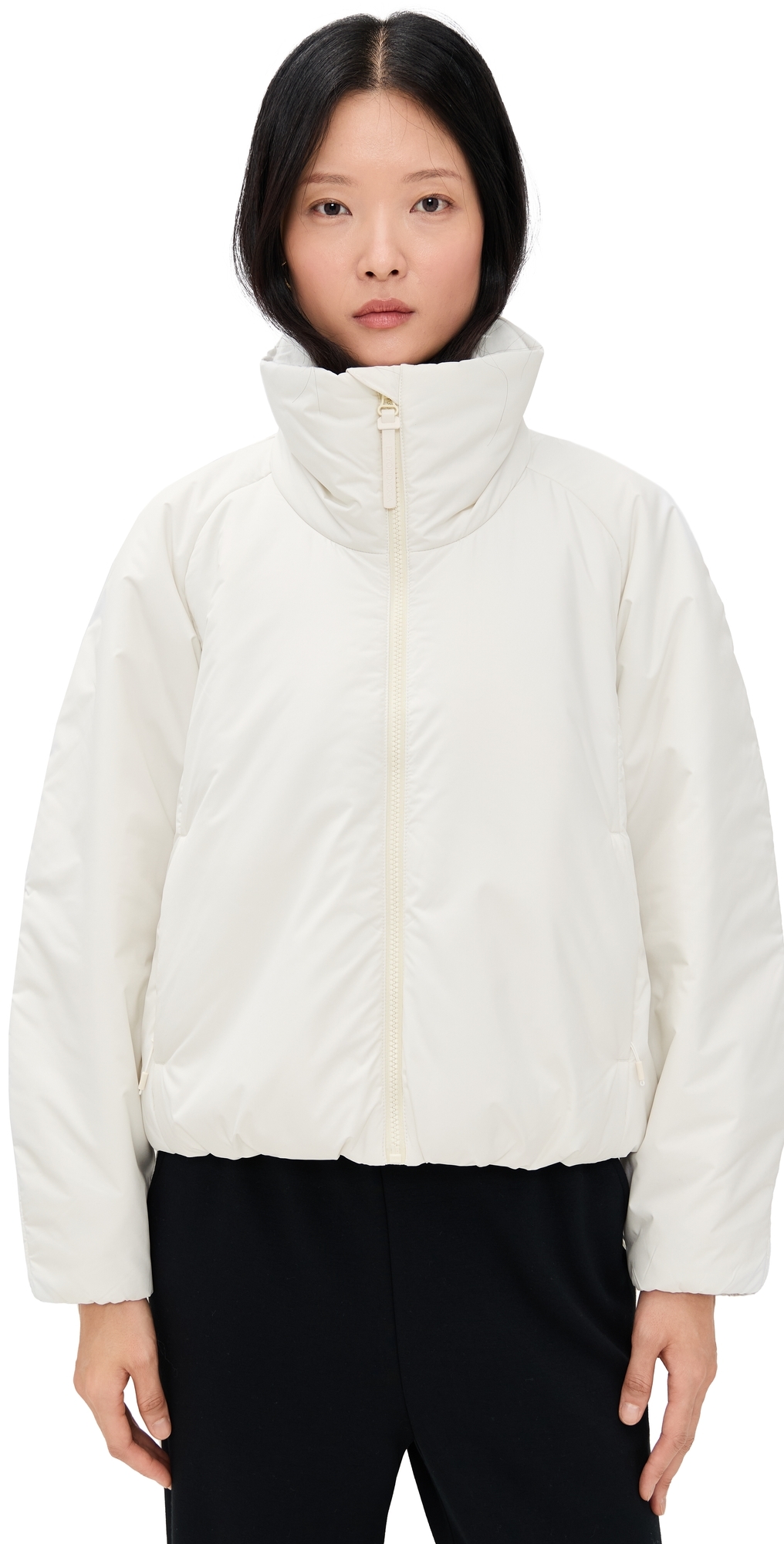 Beyond Yoga Warm Up Puffer Jacket Glacier In Blue