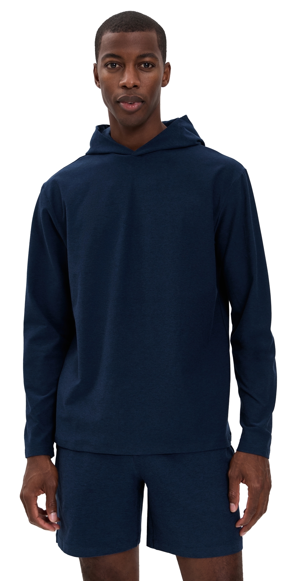 Beyond Yoga Spacedye Go-to Hoodie Nocturnal Navy In Blue