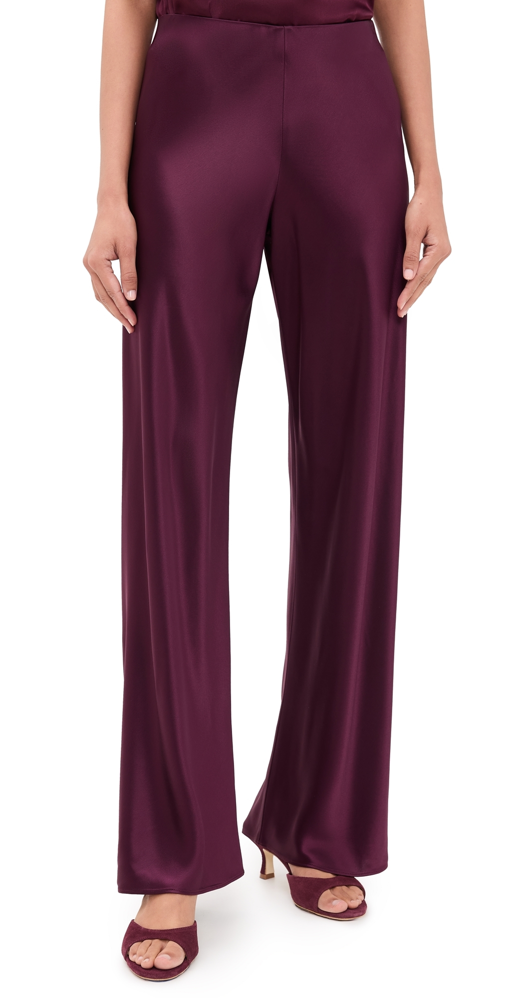 Cami Nyc Bristol Mid Rise Pants Blackberry In Purple