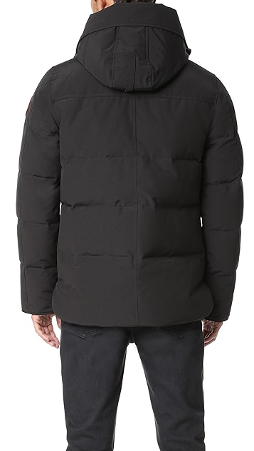 Canada goose macmillan parka black label clearance