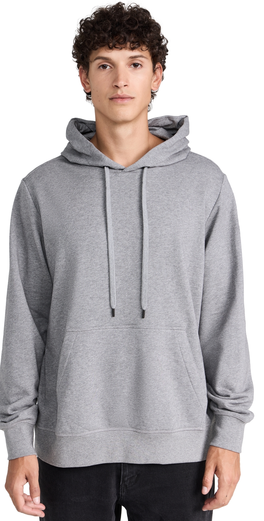 Canada Goose Huron Men's Hoody Black Disk Stone Heather-pierre Chine In Stone Heather-pierre Chine