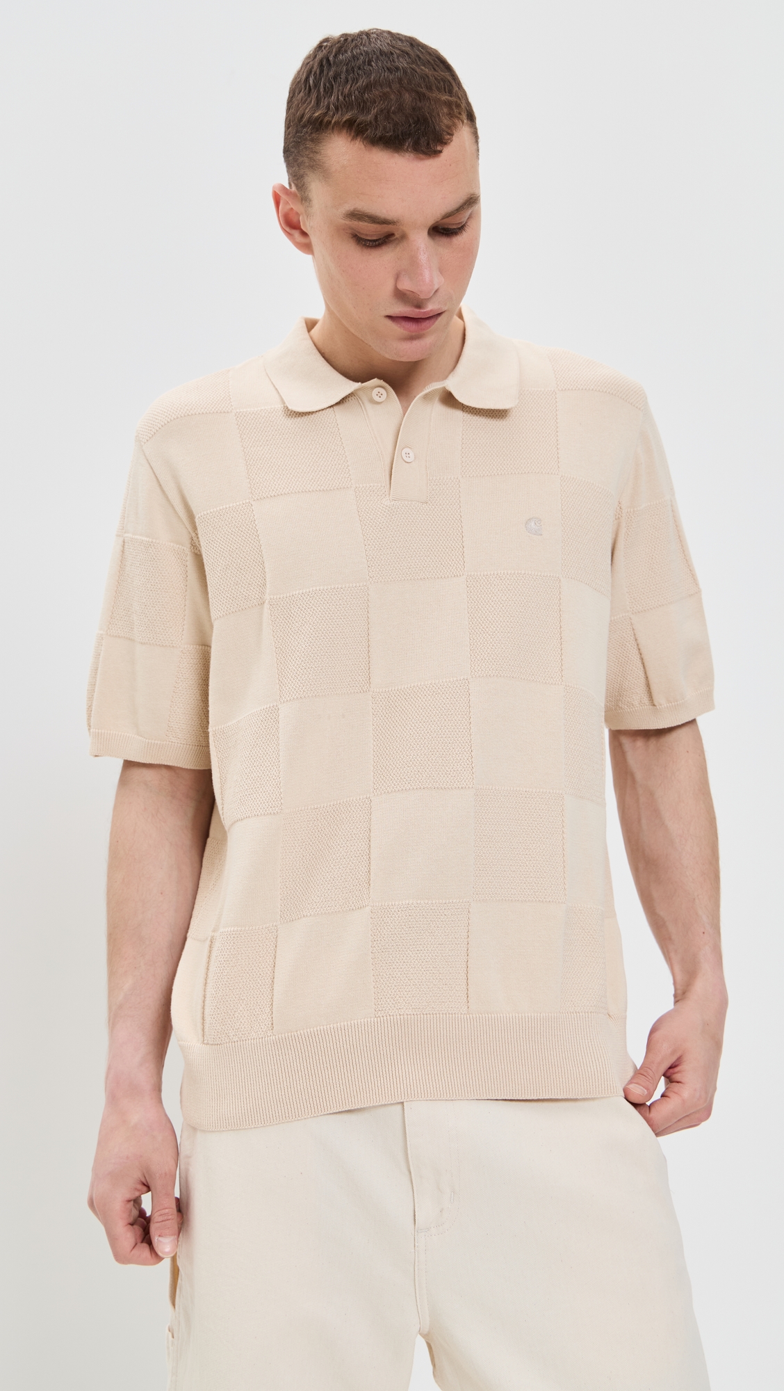 Carhartt WIP☆S/S CHECKER POLO☆XLニットポロシャツ Carhartt WIP☆S/S CHECKER POLO☆XLニットポロシャツ Carhartt