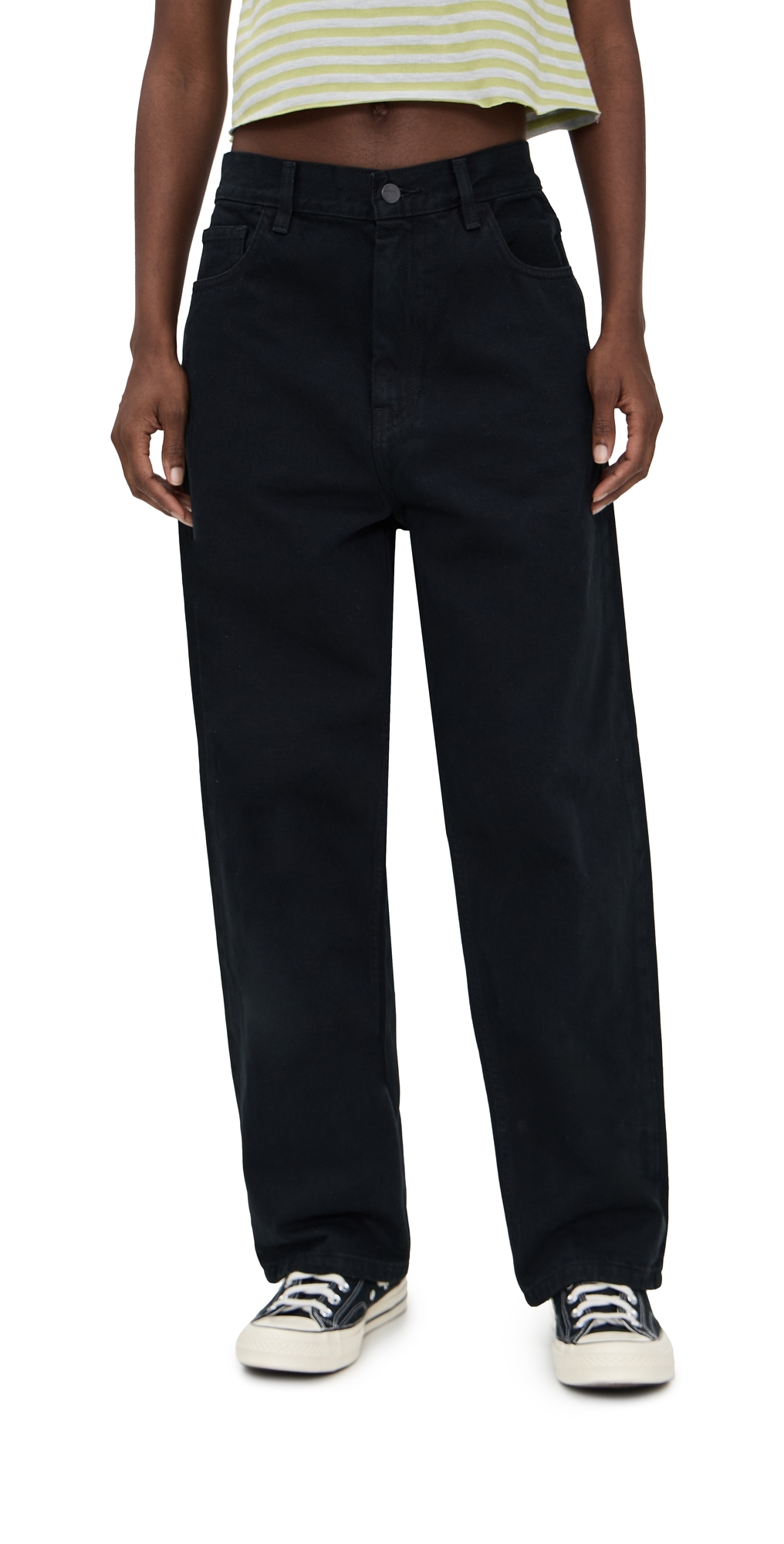 Carhartt Brandon Pants Blue (midnight Wash) In Black