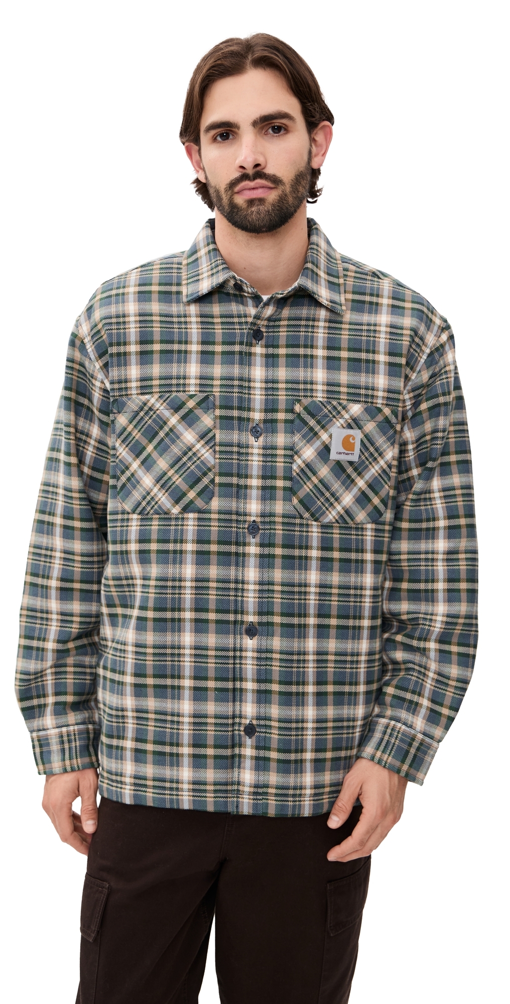 Carhartt Shirt Wip Men Color Blue In White