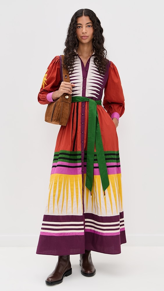 Zimmermann Ottie Caftan Midi Dress | Shopbop