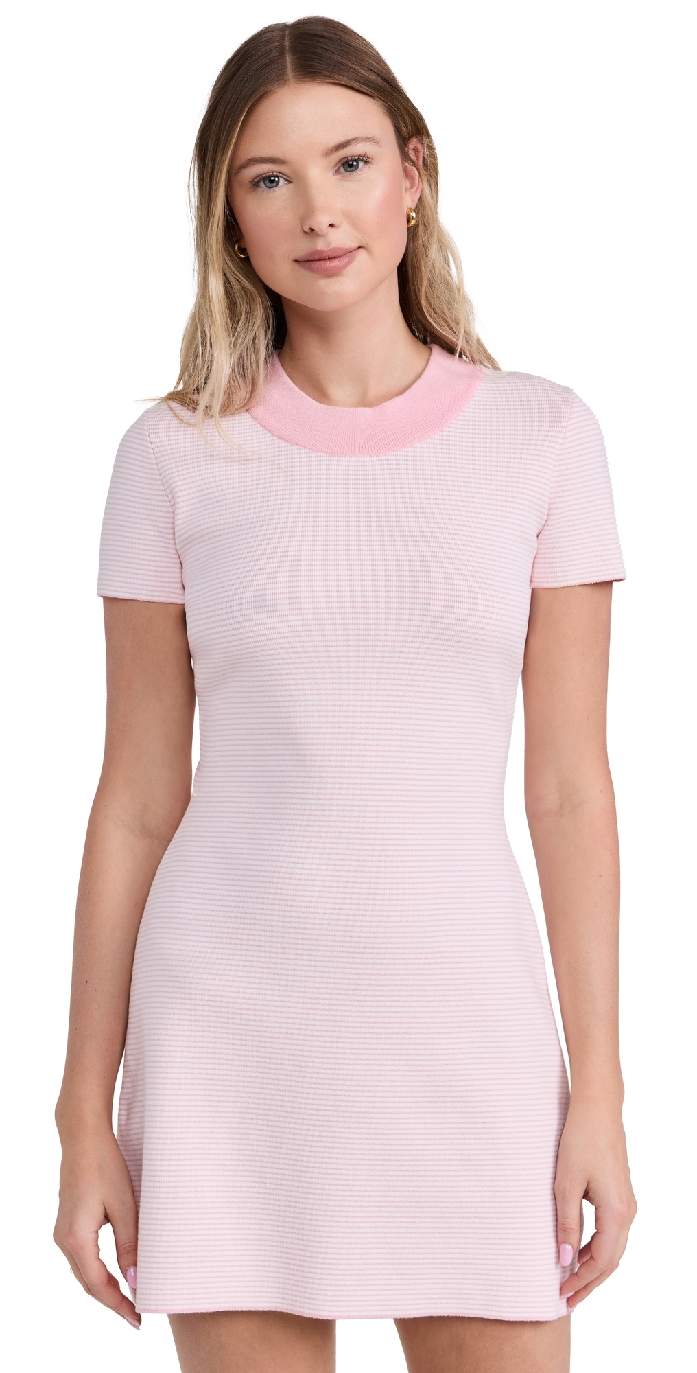 Ciao Lucia Ambre Dress Pink/white In Pink/white