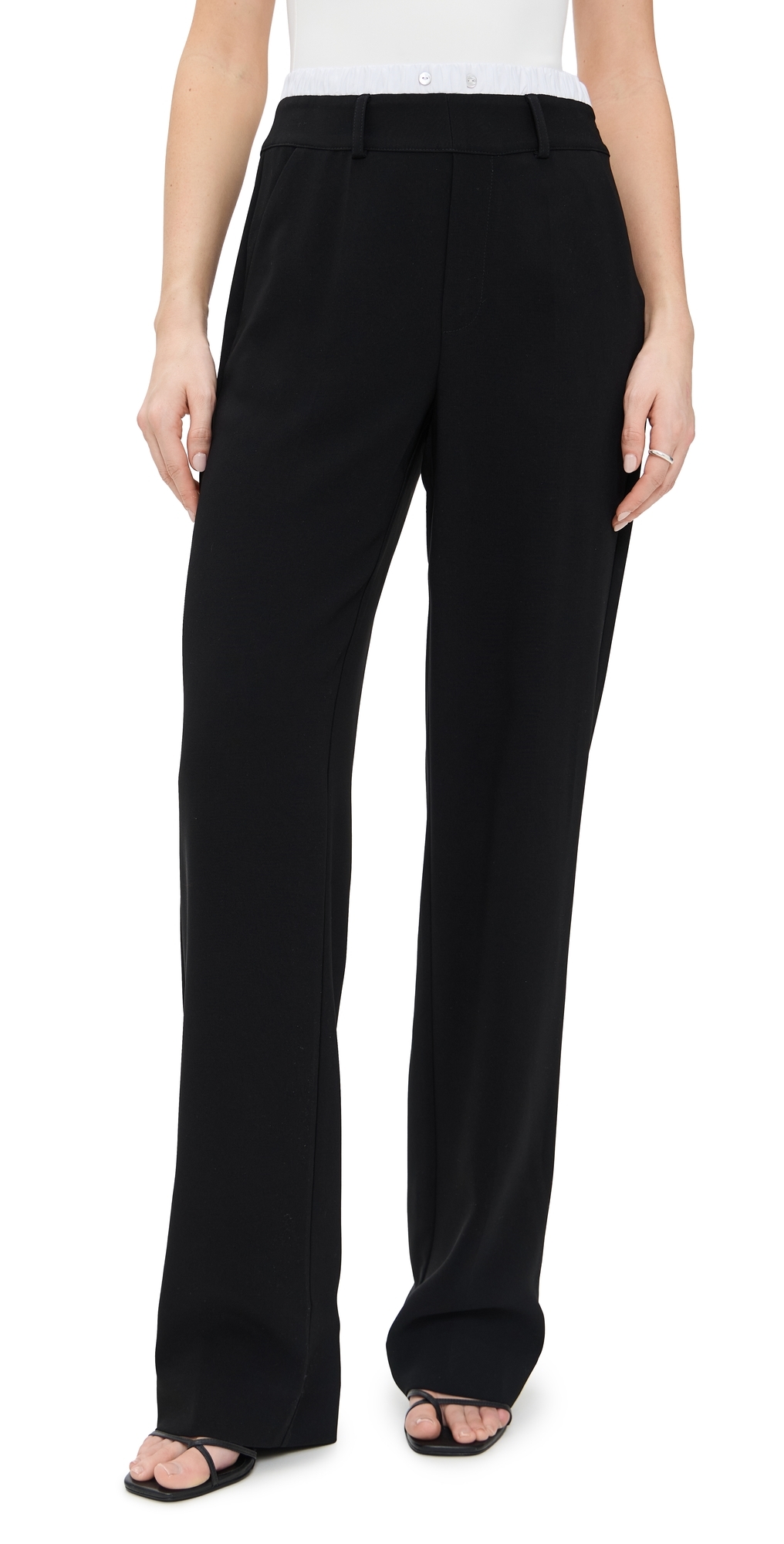 Cinq À Sept Vittoria Trousers In Black/white
