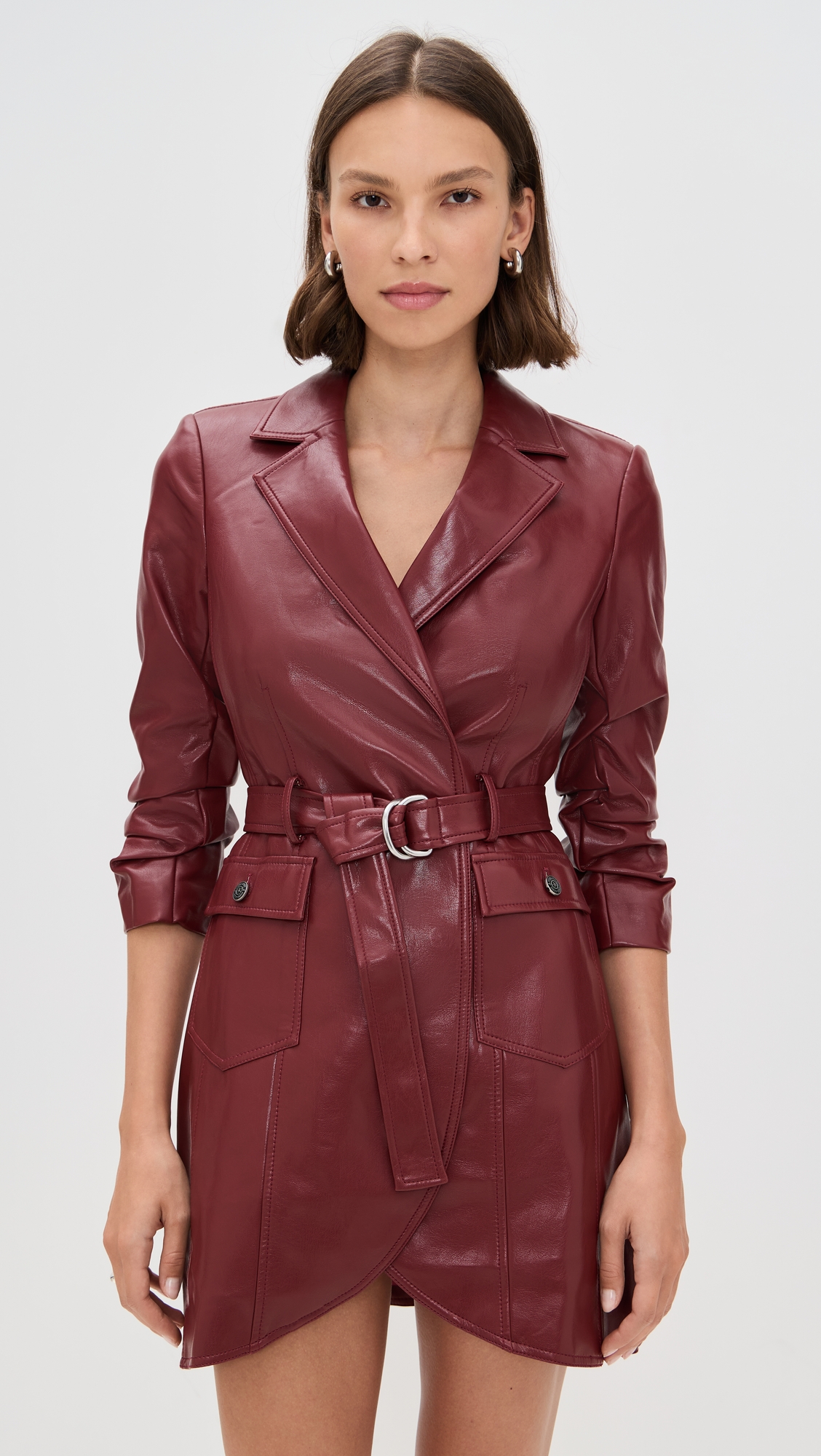 Cinq à Sept Vegan Leather Jenessa Dress thumbnail