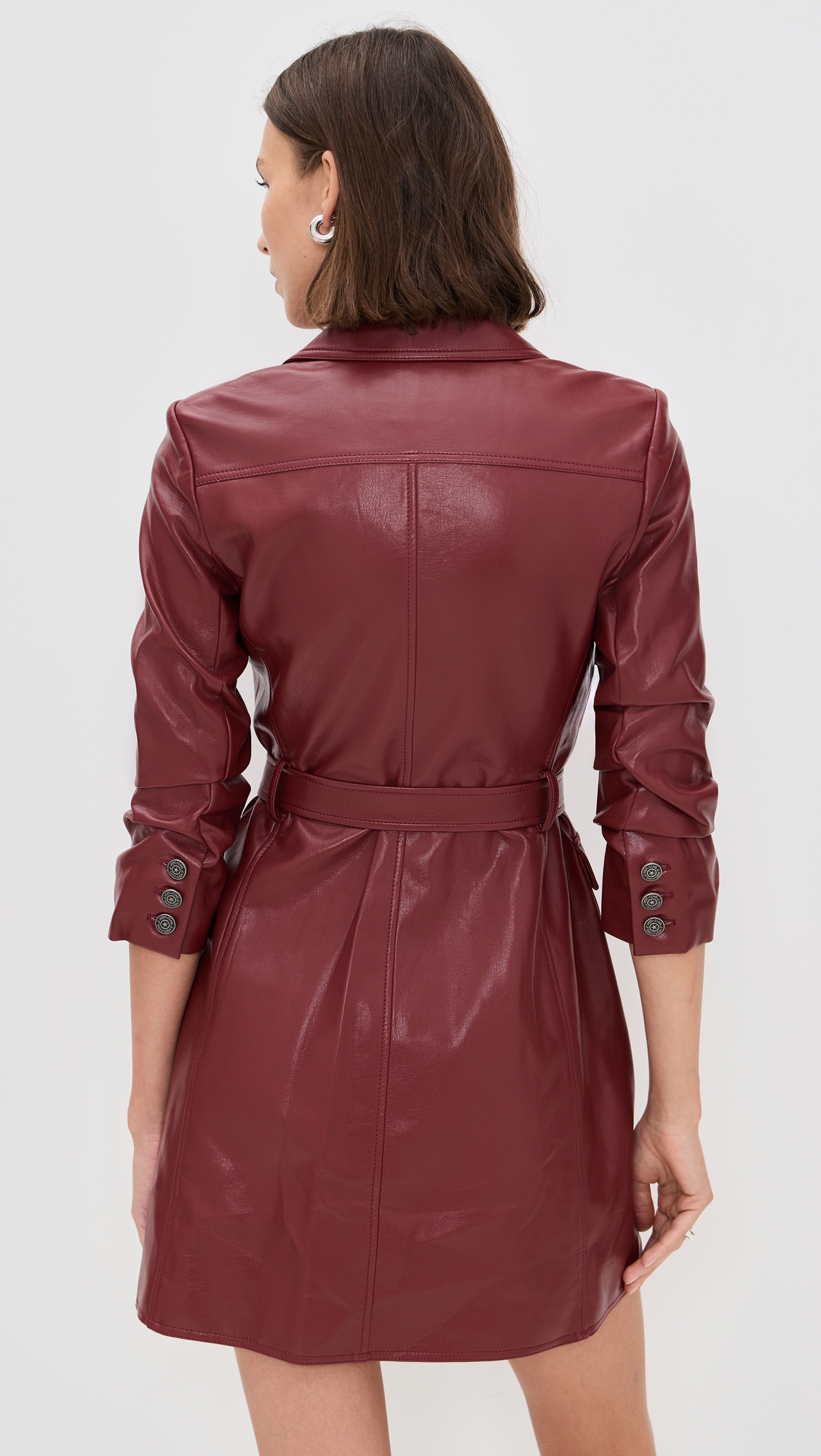 Cinq à Sept Vegan Leather Jenessa Dress thumbnail