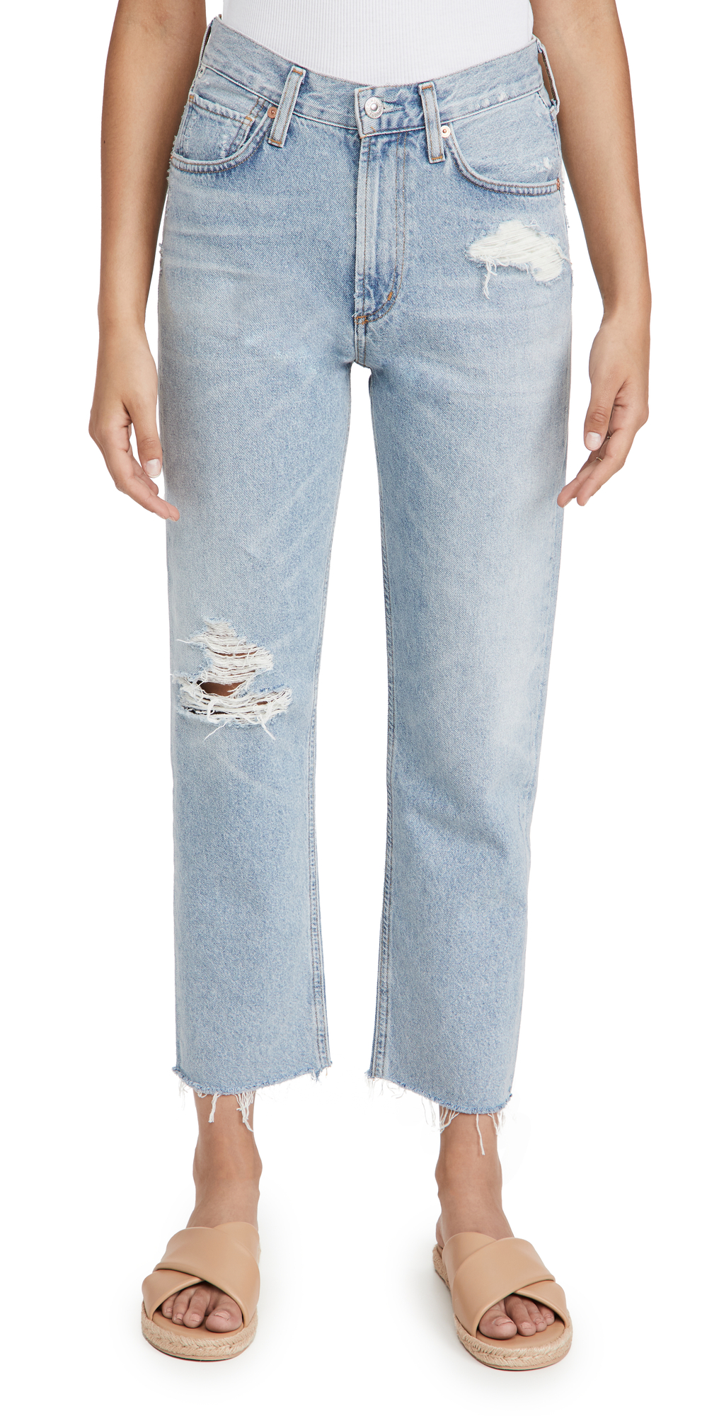 Daphne high rise stovepipe jeans clearance