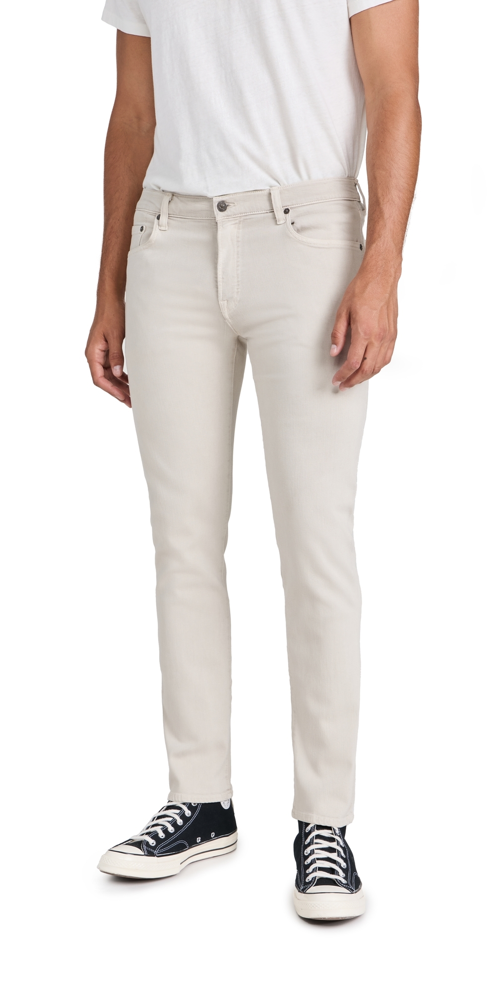 Citizen Of Humanity Gage Slim Straight Soft Weft Jeans Gris In Gris