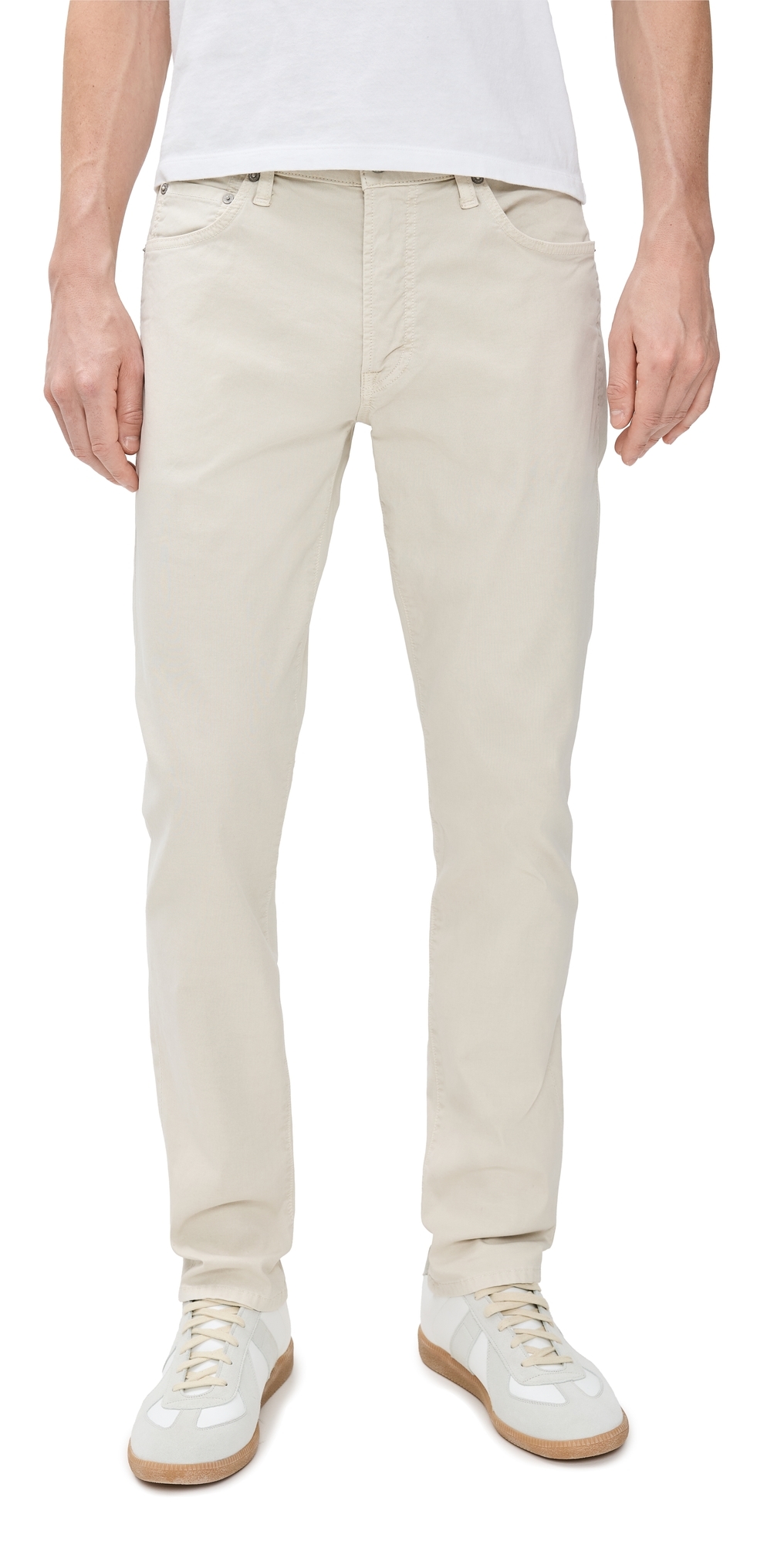 Citizen Of Humanity Gage Slim Straight Italian Canvas Jeans Natural (abalone) In Natural (abalone)