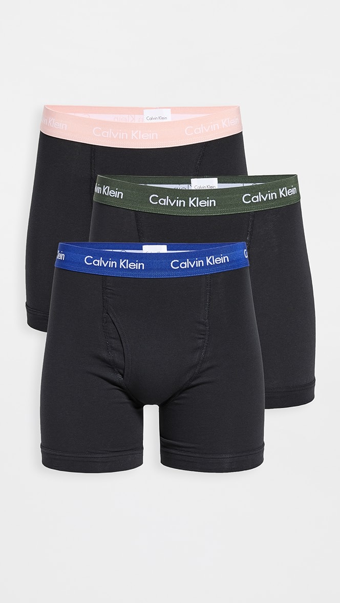 Calvin Klein Underwear Cotton Stretch 3 Pack Boxer Briefs East Dane