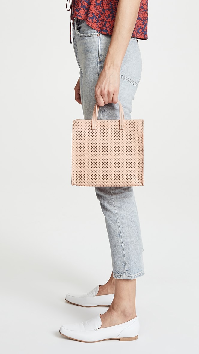 clare v perforated tote