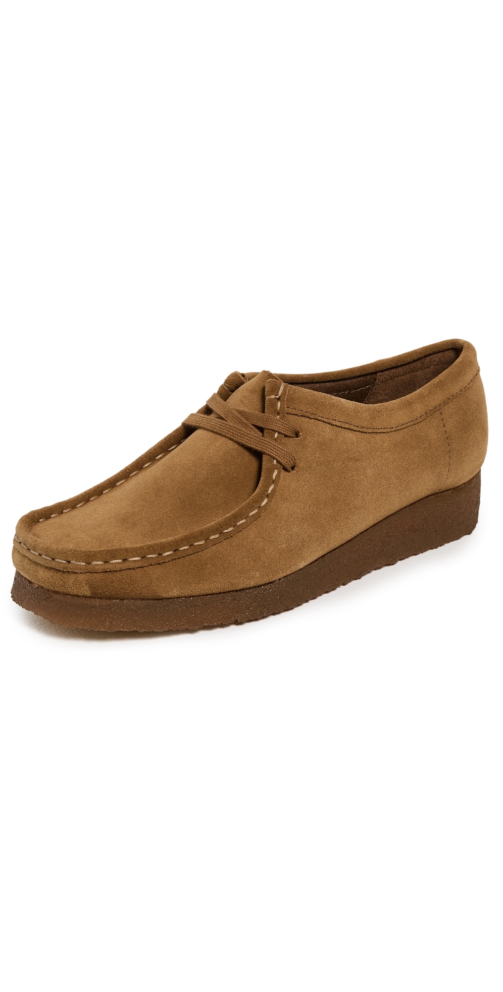 Clarks Wallabee Shoes Cola Suede In Animal Print