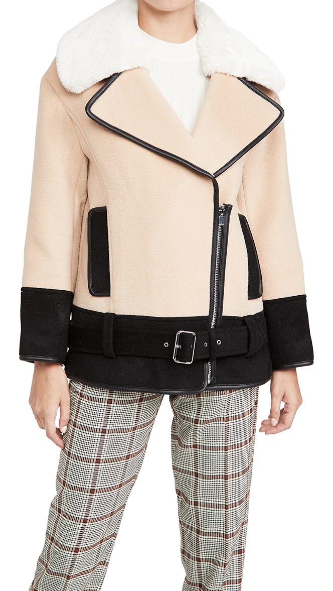 Rismah coat club monaco Clearance