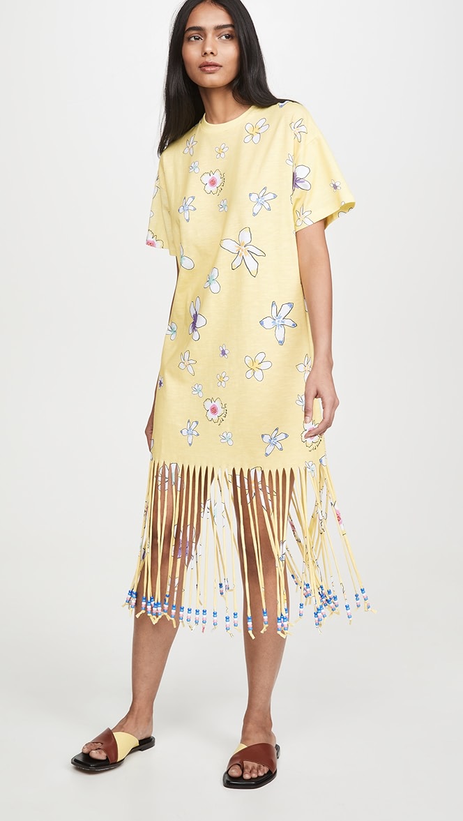 Fringe t shirt dress Clearance