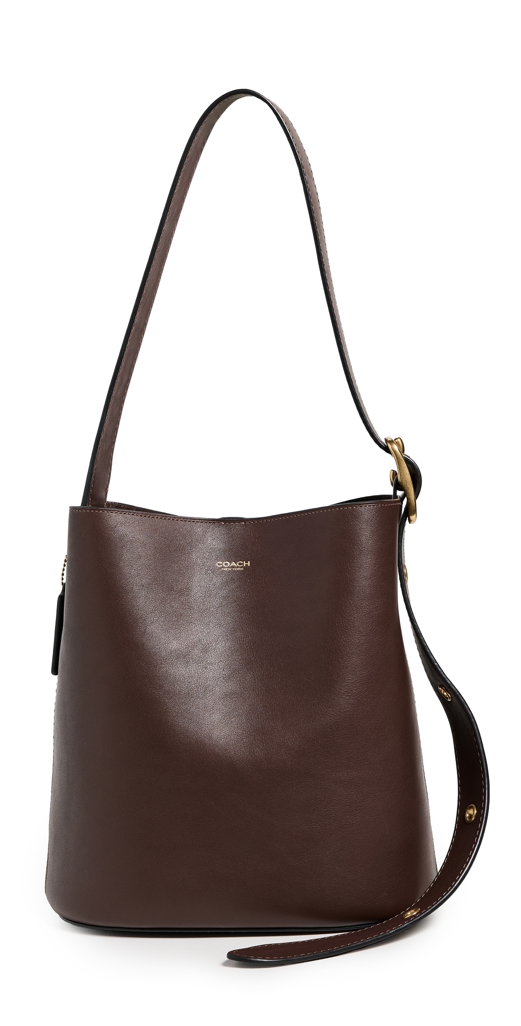 Coach Bleecker Bucket Bag 21 In Brown