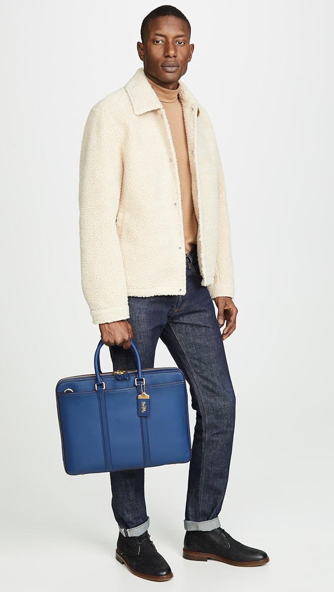 coach metropolitan slim brief