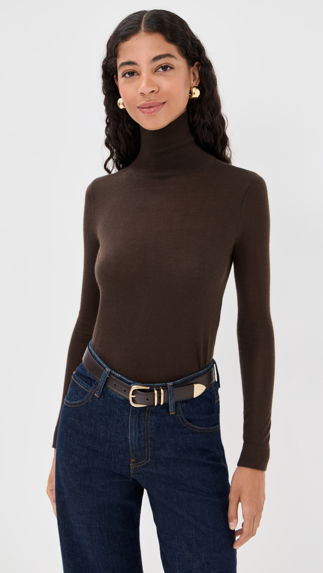 CO Long Sleeve Cashmere Turtleneck