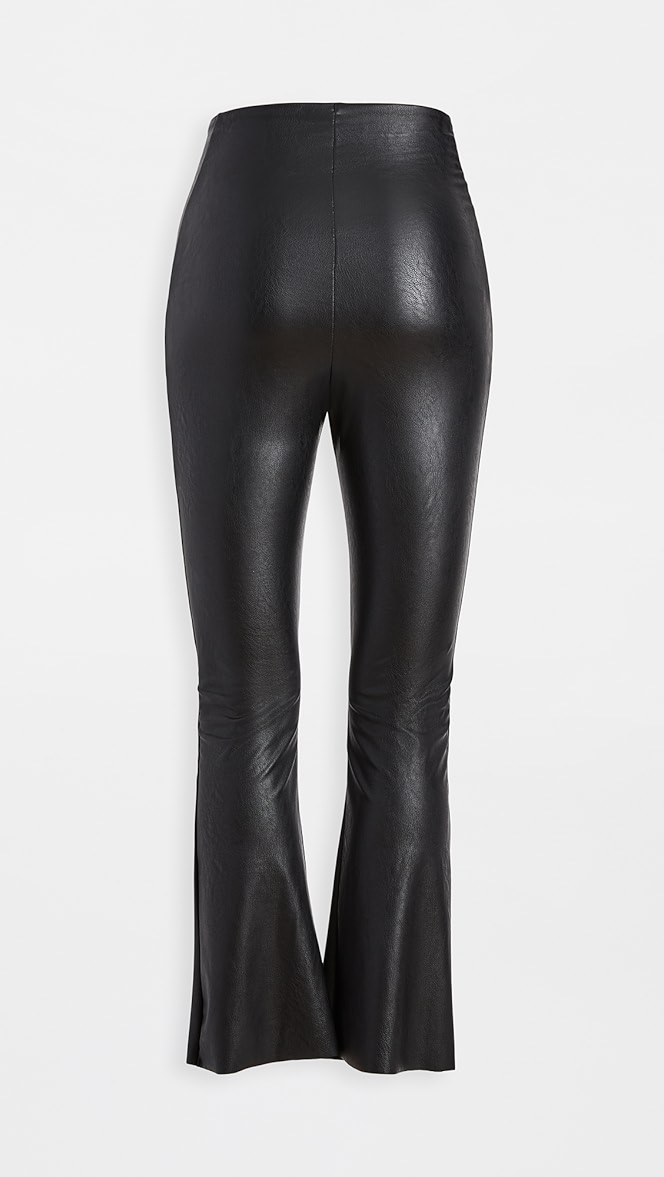 Commando faux leather cropped flare leggings Clearance
