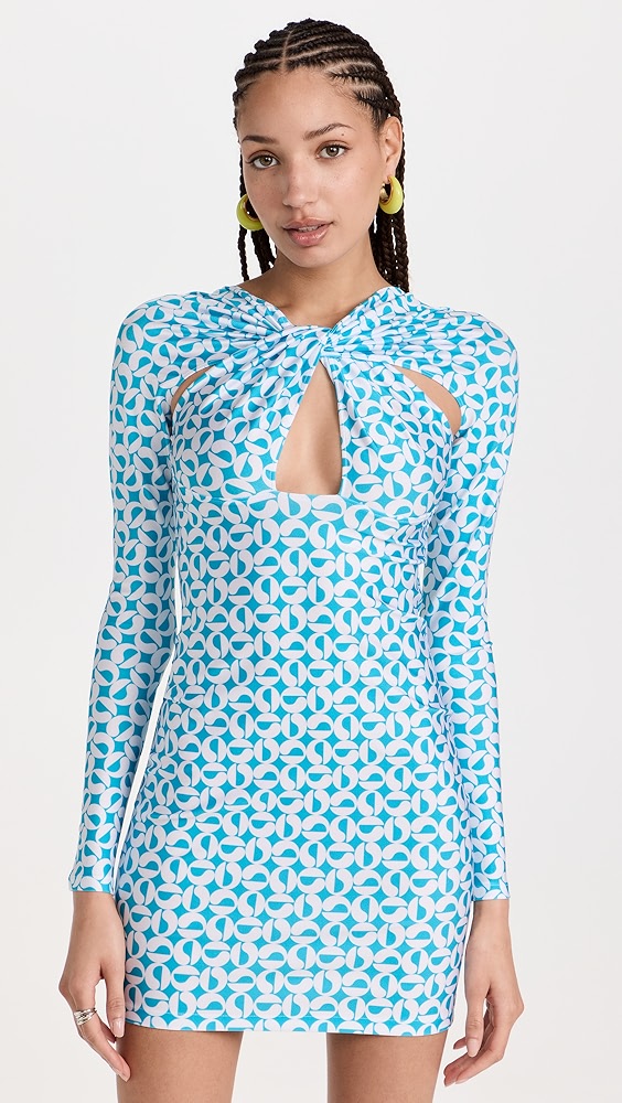 Coperni Twisted Cut-Out Jersey Dress