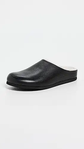 Common Projects Clogs In Leather with Shearling