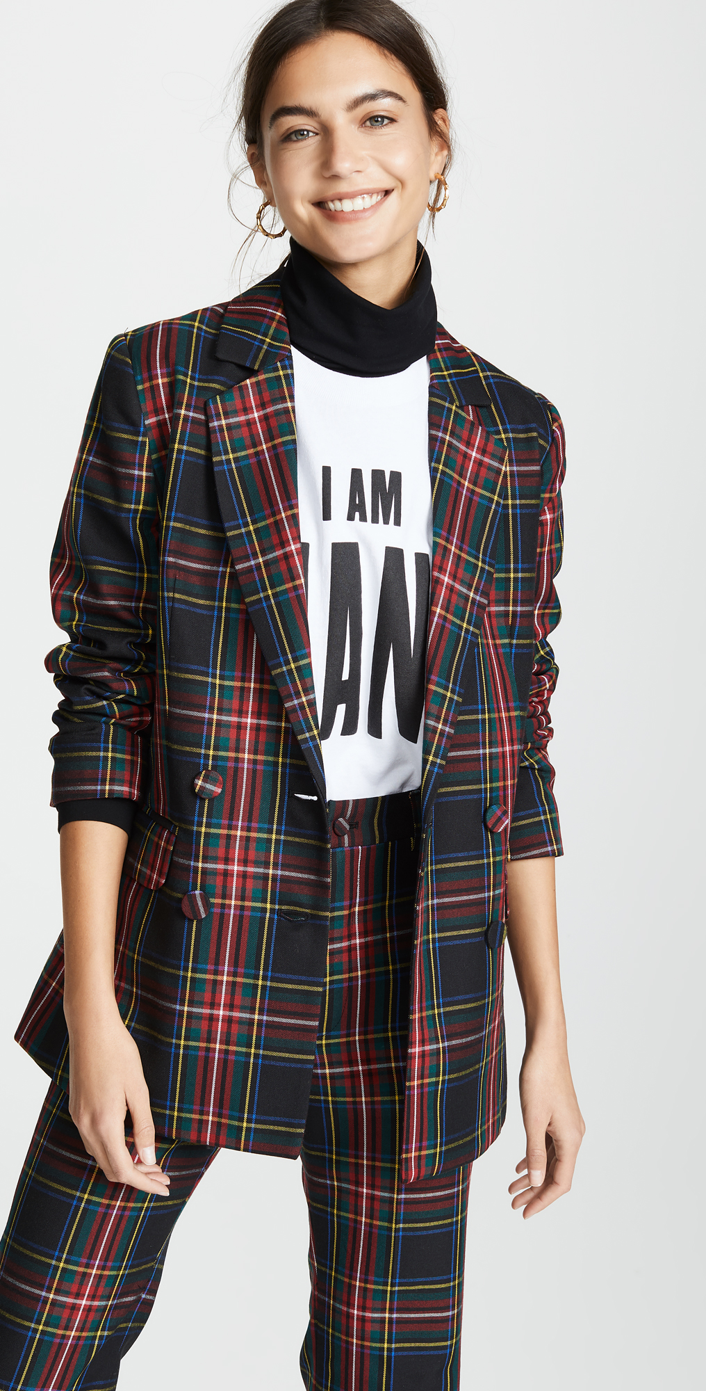 cynthia rowley plaid pants