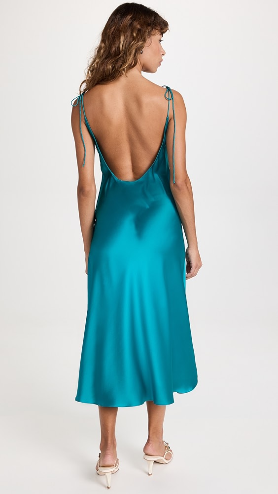 dannijo dress with bow tie straps