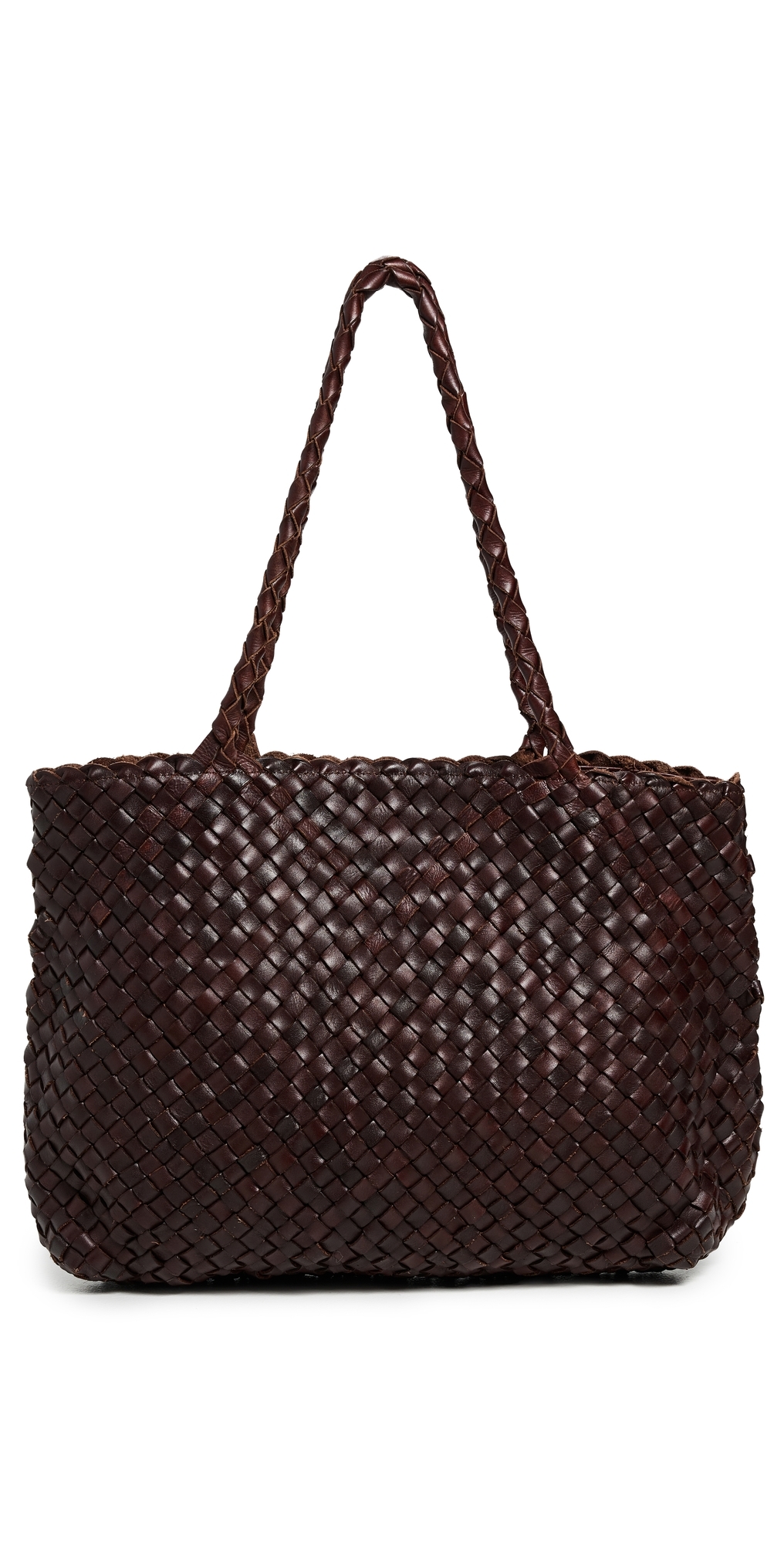 Dragon Diffusion Vintage Mesh Tote Bruciato In Brown