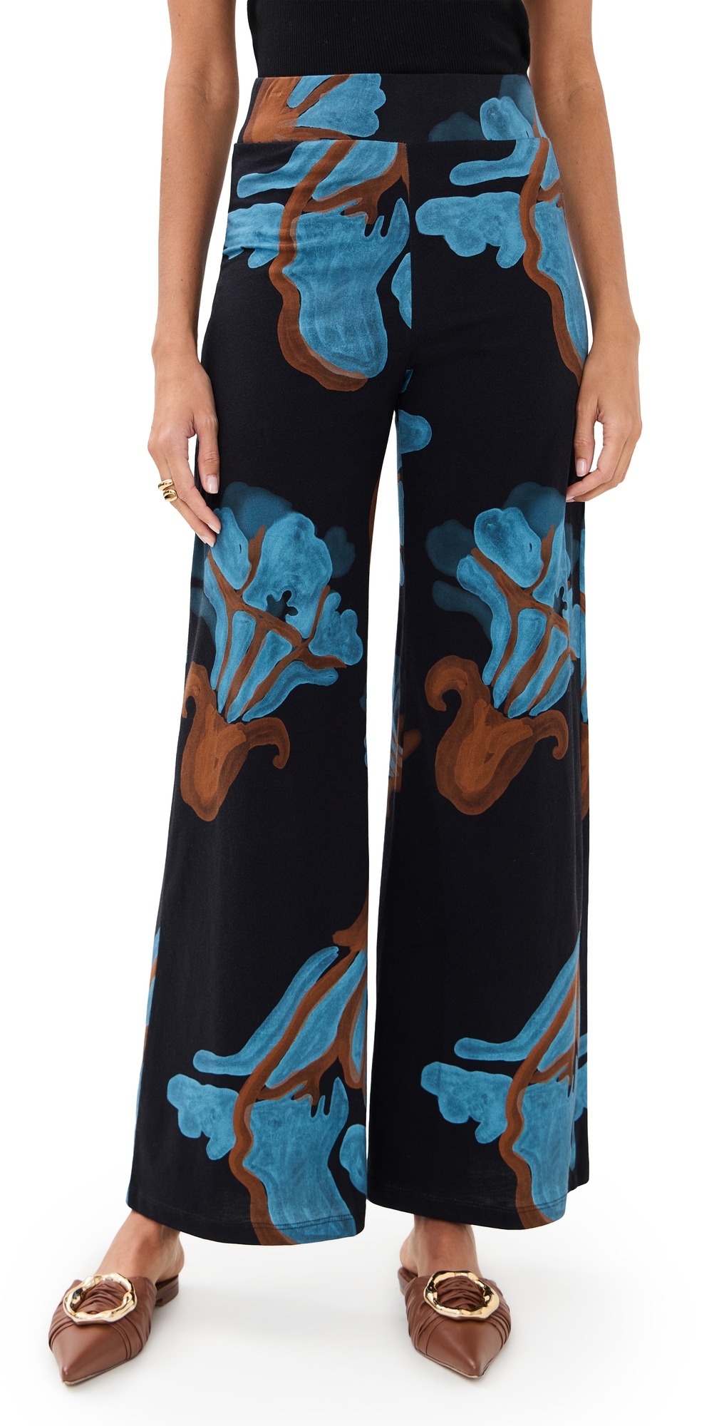 De Loreta Sur Pants Asturias In Black