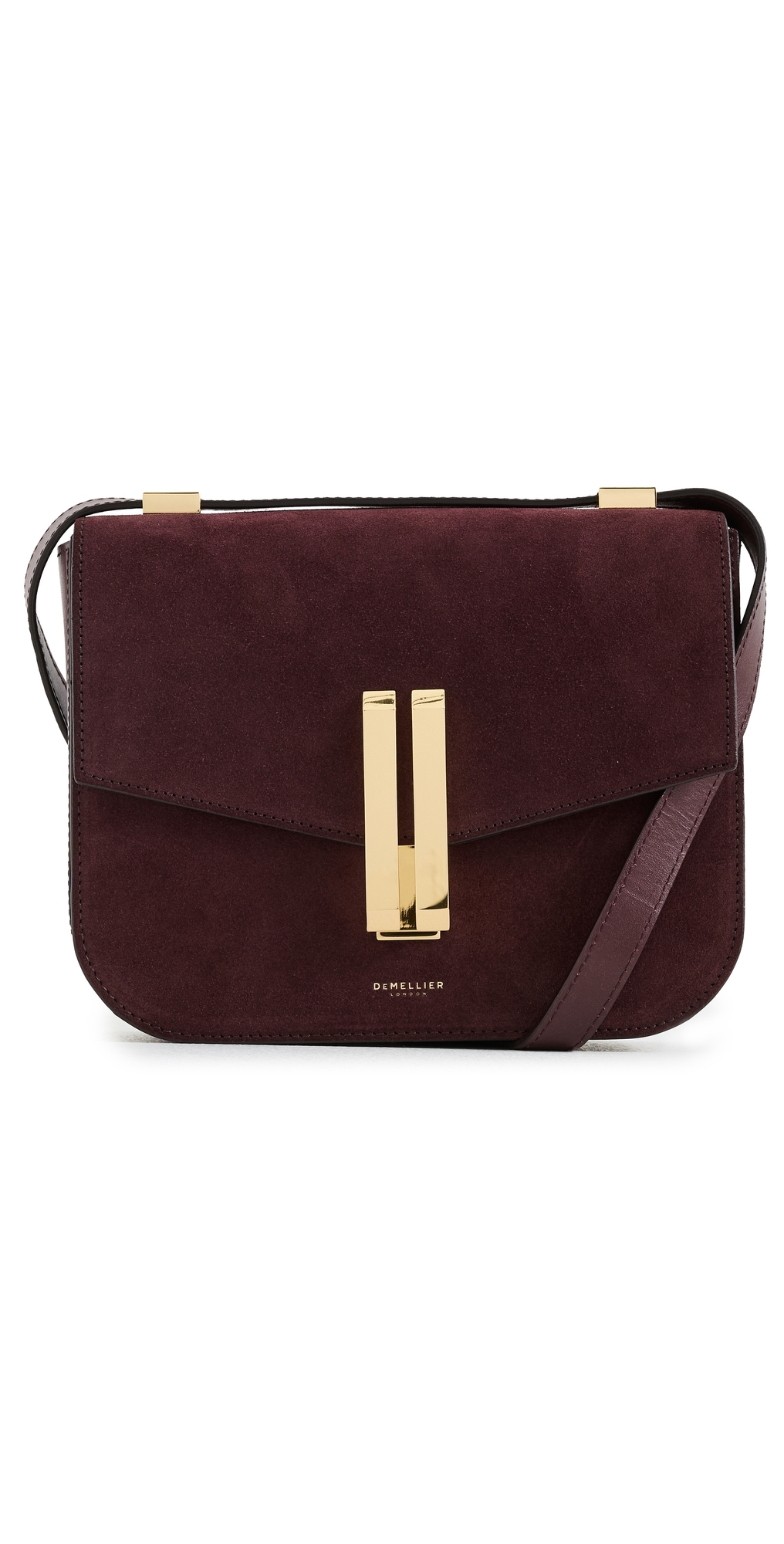 Demellier Vancouver Handbag Burgundy/burgundy
