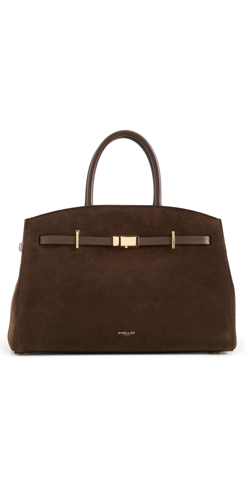 Demellier Midi Hudson Handbag Mocha/mocha In Brown