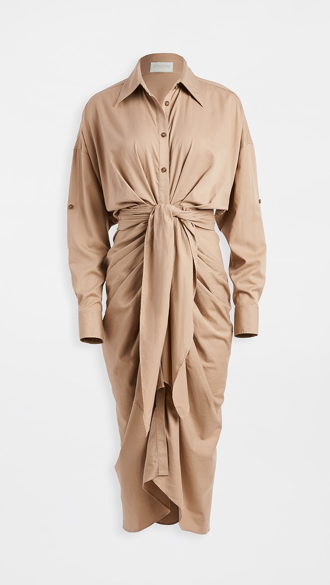 button up maxi shirt dress