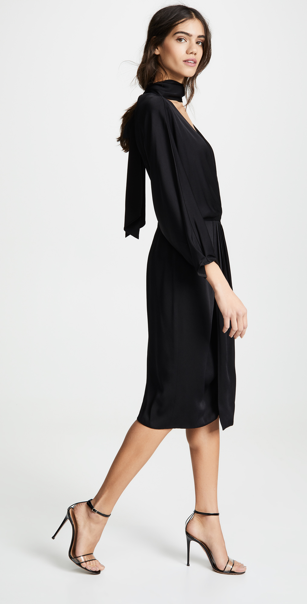 dvf front twist dress
