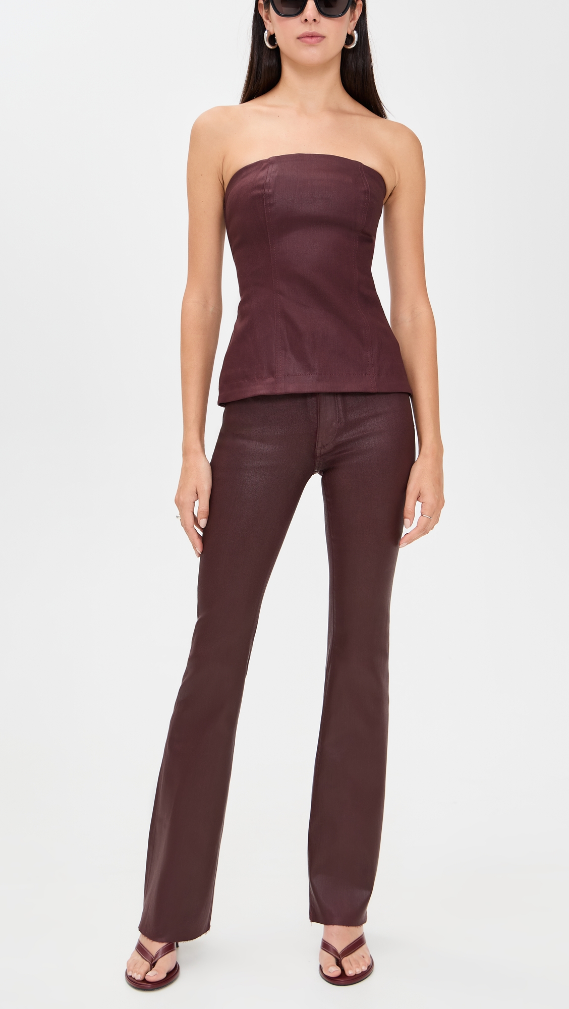 DL1961 Bridget Bootcut Instasculpt Coated Jeans thumbnail
