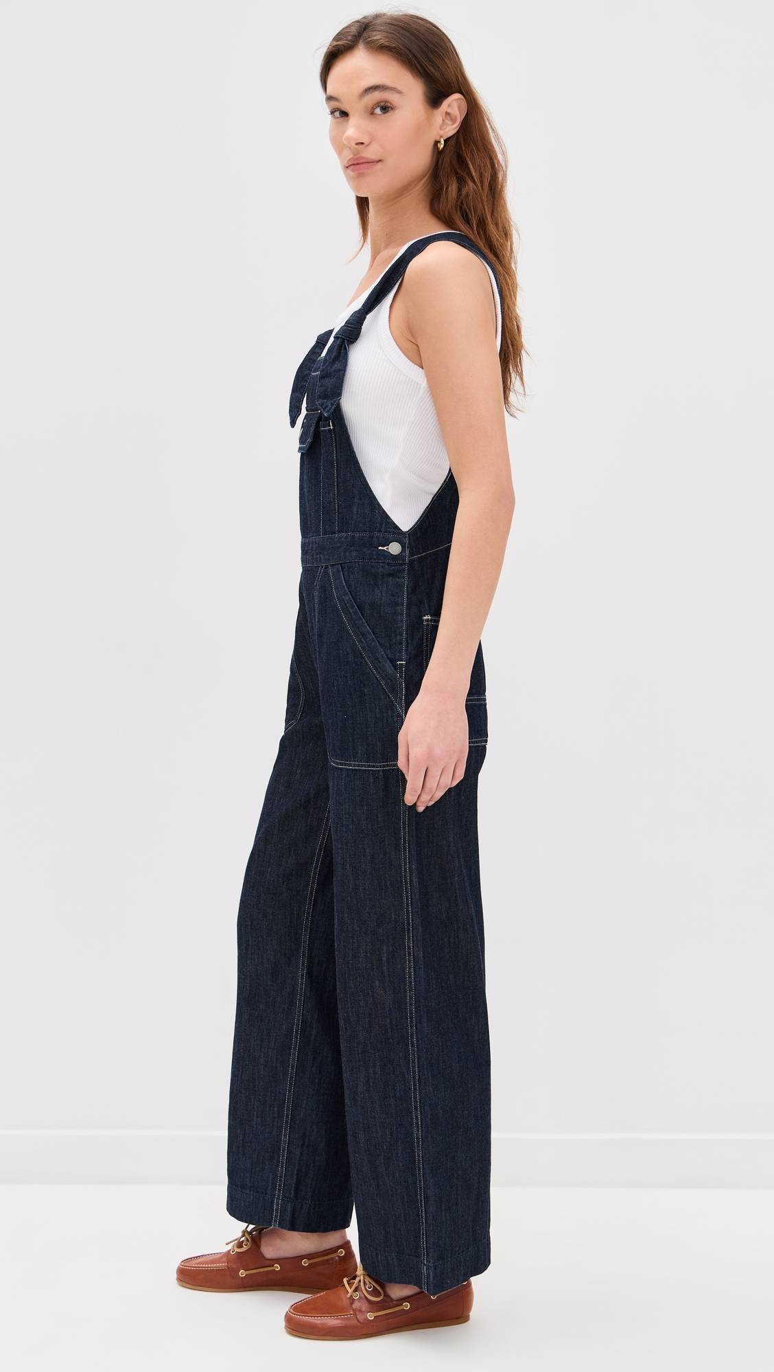 DENIMIST Tie Strap Relaxed Overalls thumbnail