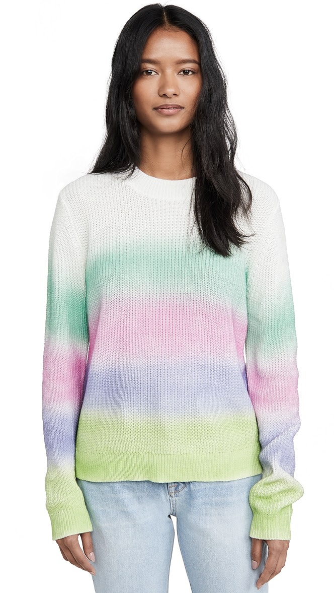 Ombre rainbow sweater clearance