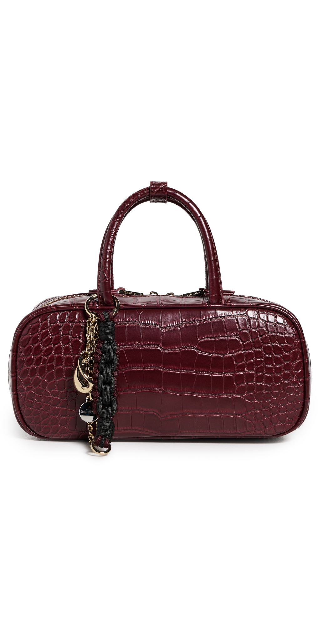 Dolce Vita Flyn Handbag Burgundy Croco Leather