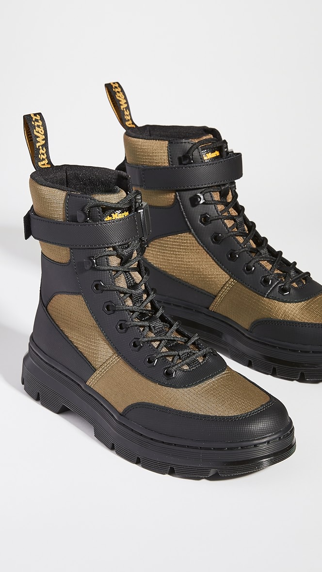 Dr martens combs tech 8 eye boots in black clearance