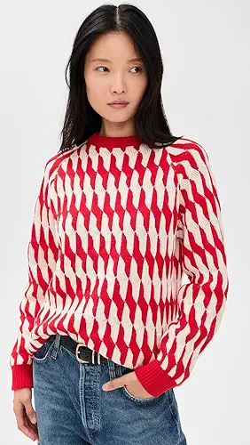DRESS TO Colorful Knit Sweater