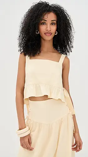 DRESS TO Tiered Crop Top