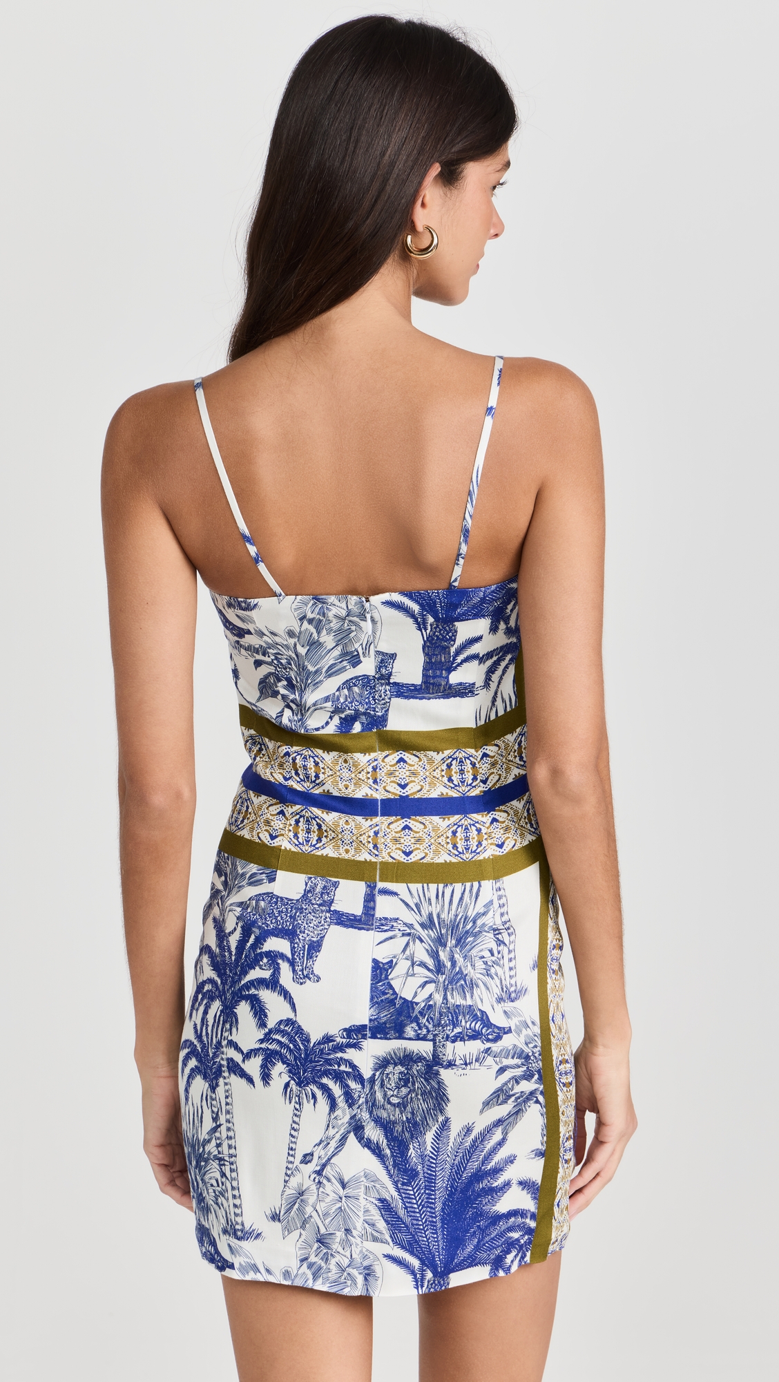 Dur Doux Palmier Viscose Mini Dress thumbnail