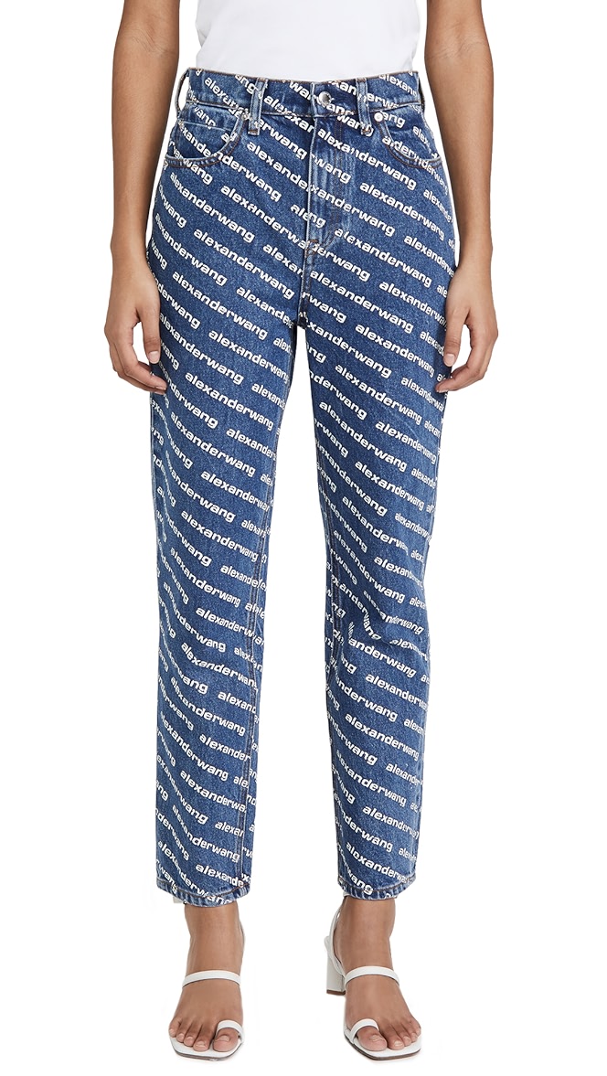 Alexander wang print jeans clearance