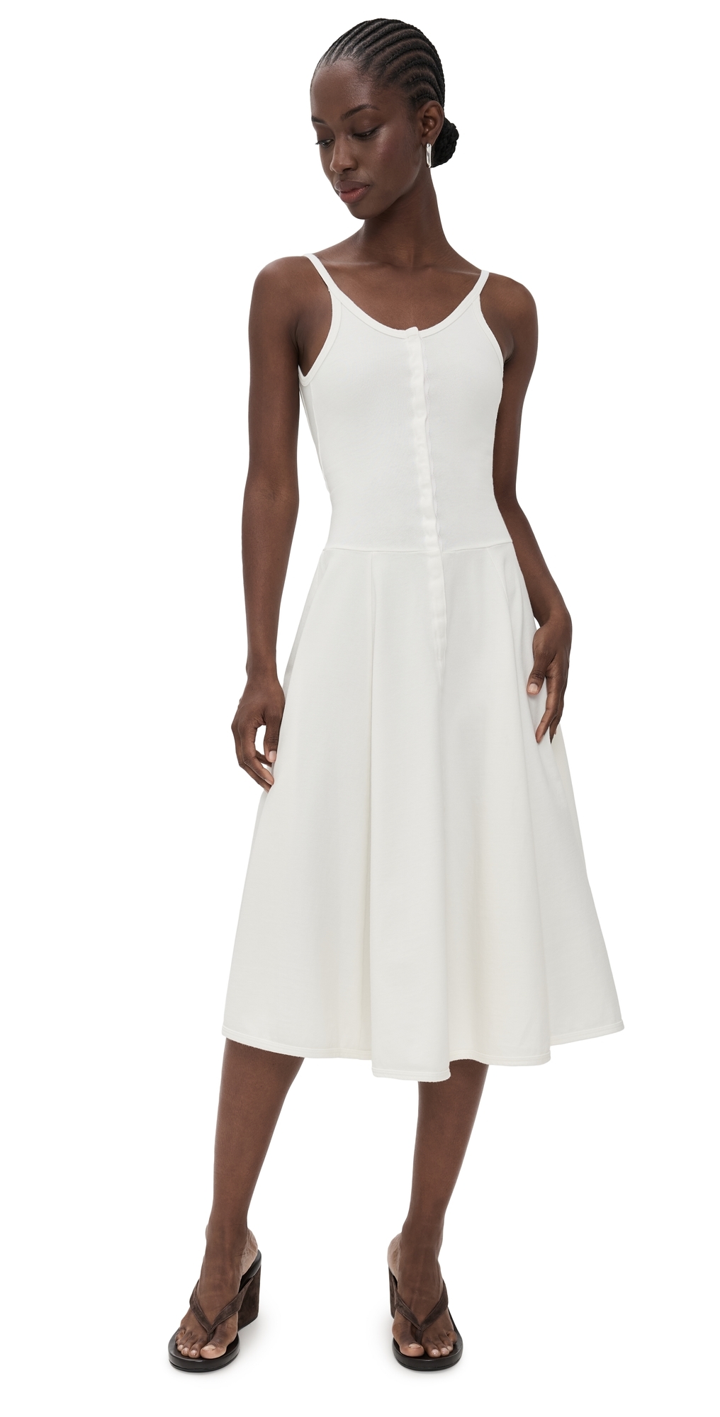 Eb Denim Ellie Dress Milk In White