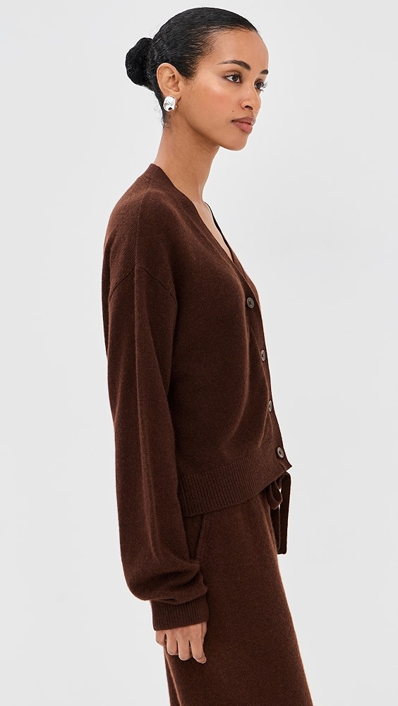 The Elder Statesman カシミヤセーター　ブラウン The Elder Statesman Tranquility Cashmere Cardigan | Shopbop