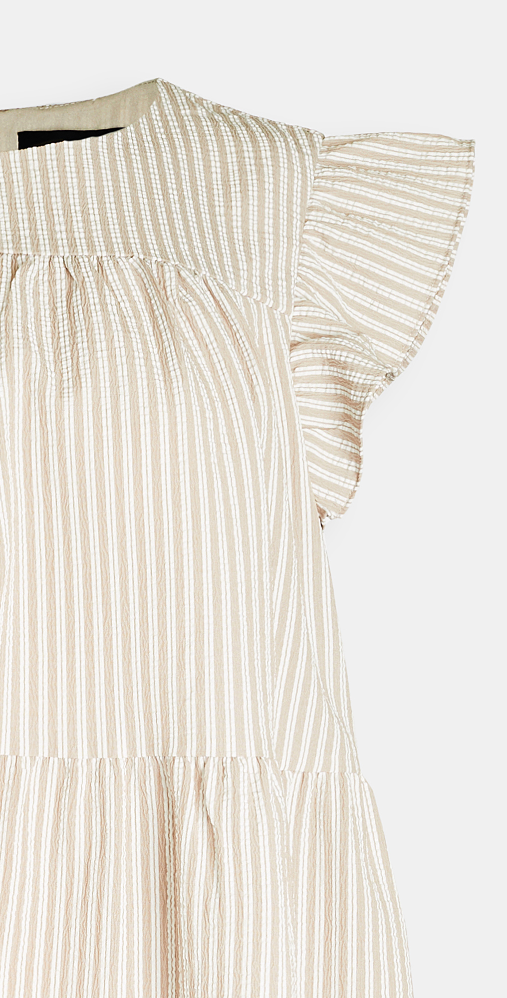 En saison striped tiered babydoll dress Clearance