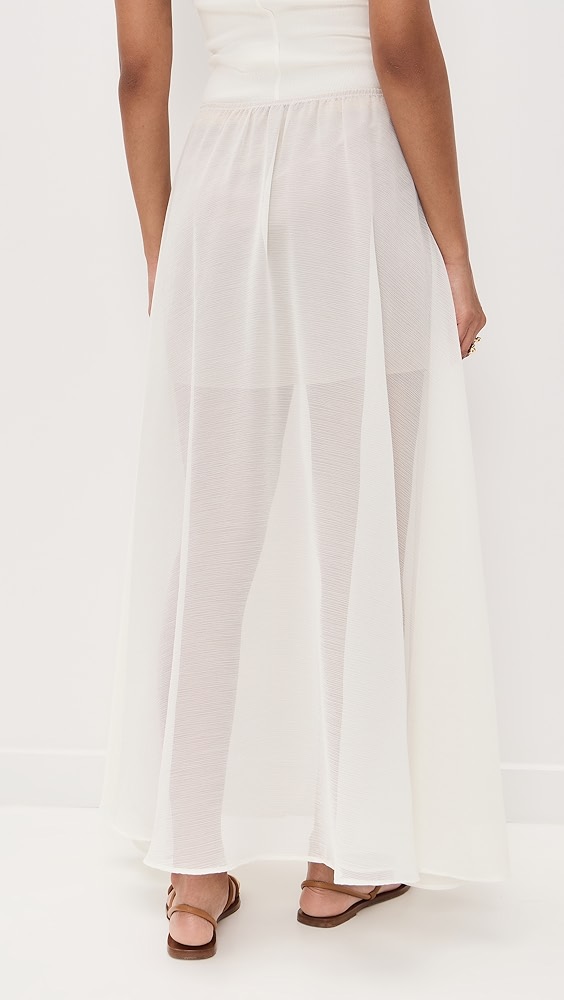 ◆Mayu◆ Enza Costa Japanese Yoryu Chiffon Skirt | Shopbop